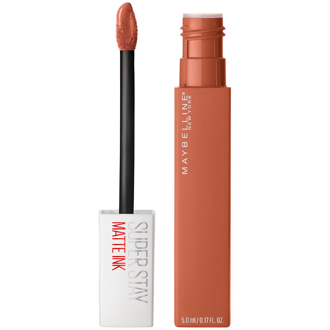 Maybelline New York Super Stay Matte Ink Likit Mat Ruj - 75 Fighter - Kahverengi
