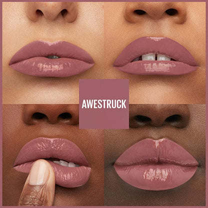 Maybelline New York Super Stay Vinyl Ink Long Lasting Liquid Gloss Lipstick - 110 Awestruck -2 Pack