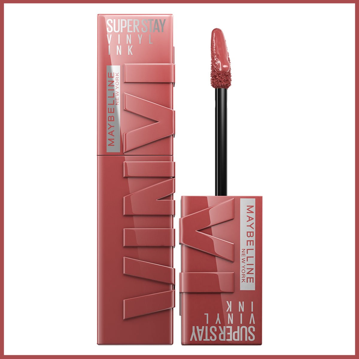 Maybelline New York Super Stay Vinyl Ink Uzun Süre Kalıcı Likit Parlak Ruj 115 Peppy