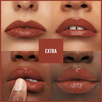 Maybelline New York Super Stay Vinyl Ink Uzun Süre Kalıcı Likit Parlak Ruj 130 Extra