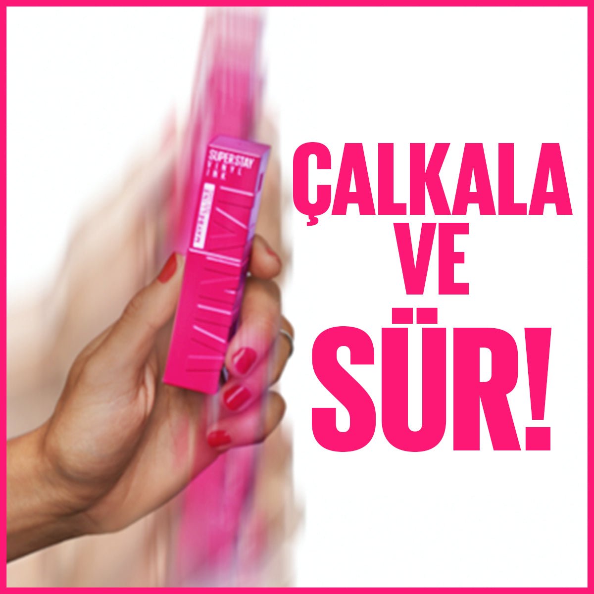Maybelline New York Super Stay Vinyl Ink Uzun Süre Kalıcı Likit Parlak Ruj 155 Upbeat