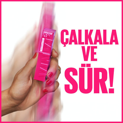 Maybelline New York Super Stay Vinyl Ink Uzun Süre Kalıcı Likit Parlak Ruj 160 Sultry