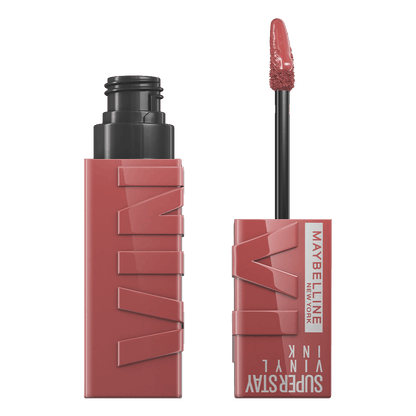 Maybelline New York Super Stay Vinyl Ink Uzun Süre Kalıcı Likit Parlak Ruj 35 Cheeky