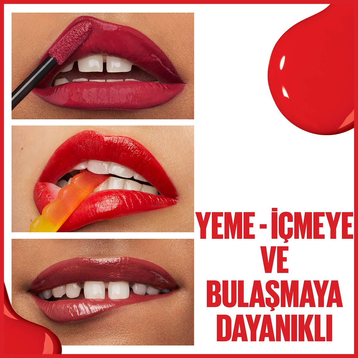 Maybelline New York Super Stay Vinyl Ink Uzun Süre Kalıcı Likit Parlak Ruj 50 Wicked