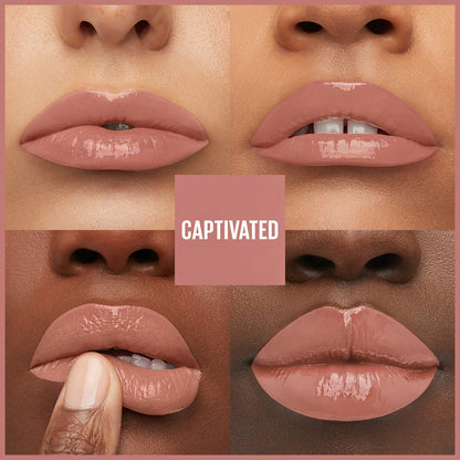 Maybelline New York Super Stay Vinyl Ink Uzun Süre Kalıcı Likit Parlak Ruj 95 Captivated