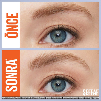 Maybelline New York Tattoo Brow Lift Kaş Kalemi- 00 Clear (Şeffaf)