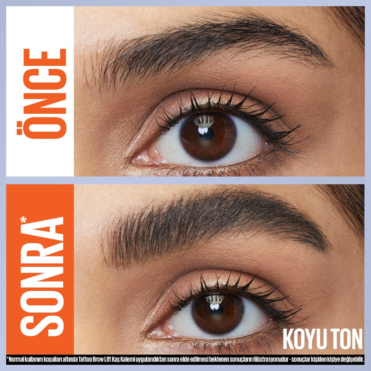 Maybelline New York Tattoo Brow Lift Kaş Kalemi- 04 Deep Brown (Koyu Ton)