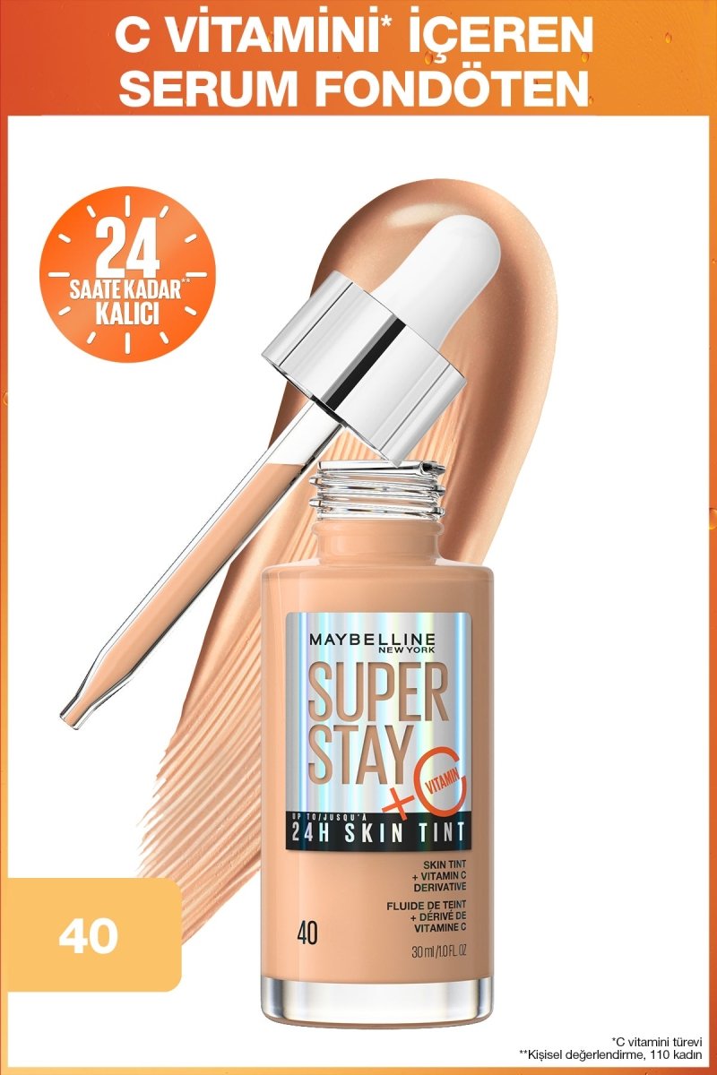 Maybelline Super Stay Skin Tint Fondöten - 40