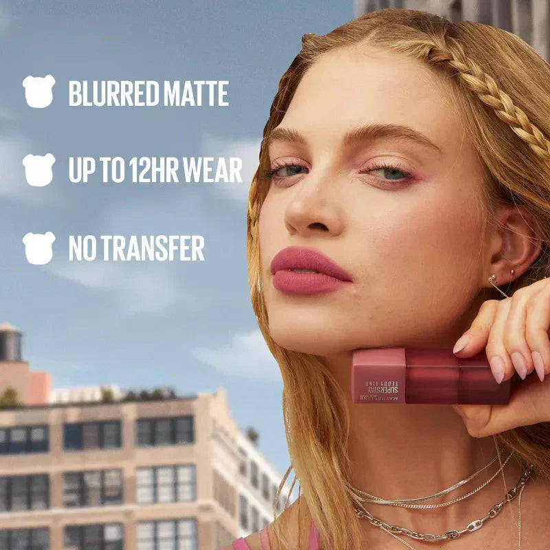 Maybelline Super Stay Teddy Tint Long Lasting Liquid Matte Tint -30 Coquettish