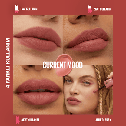 Maybelline Super Stay Teddy Tint Uzun Süre Kalıcı Likit Mat Tint 10 Current Mood