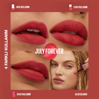 Maybelline Super Stay Teddy Tint Uzun Süre Kalıcı Likit Mat Tint 35 July Forever