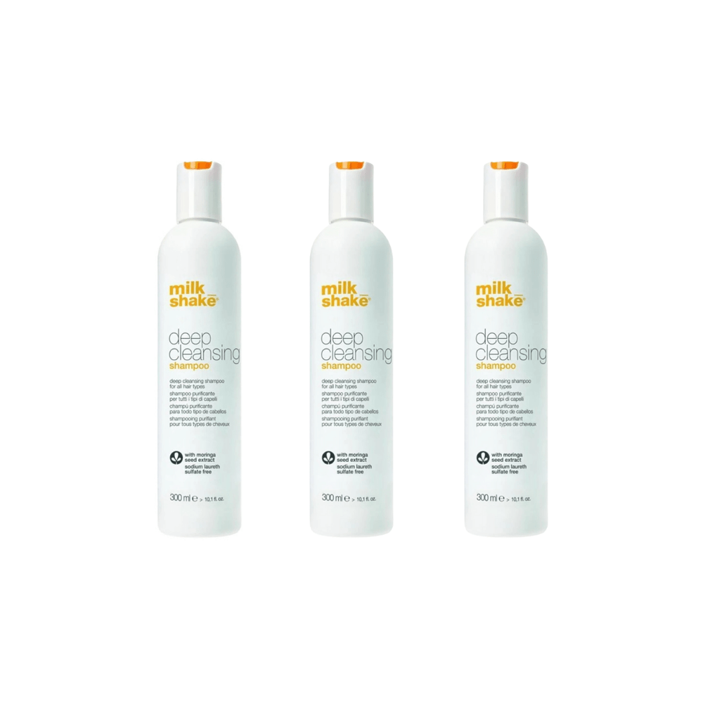 Milk_shake Deep Cleansing Sulfate Free Deep Cleansing Shampoo 300 ml 3 Pack