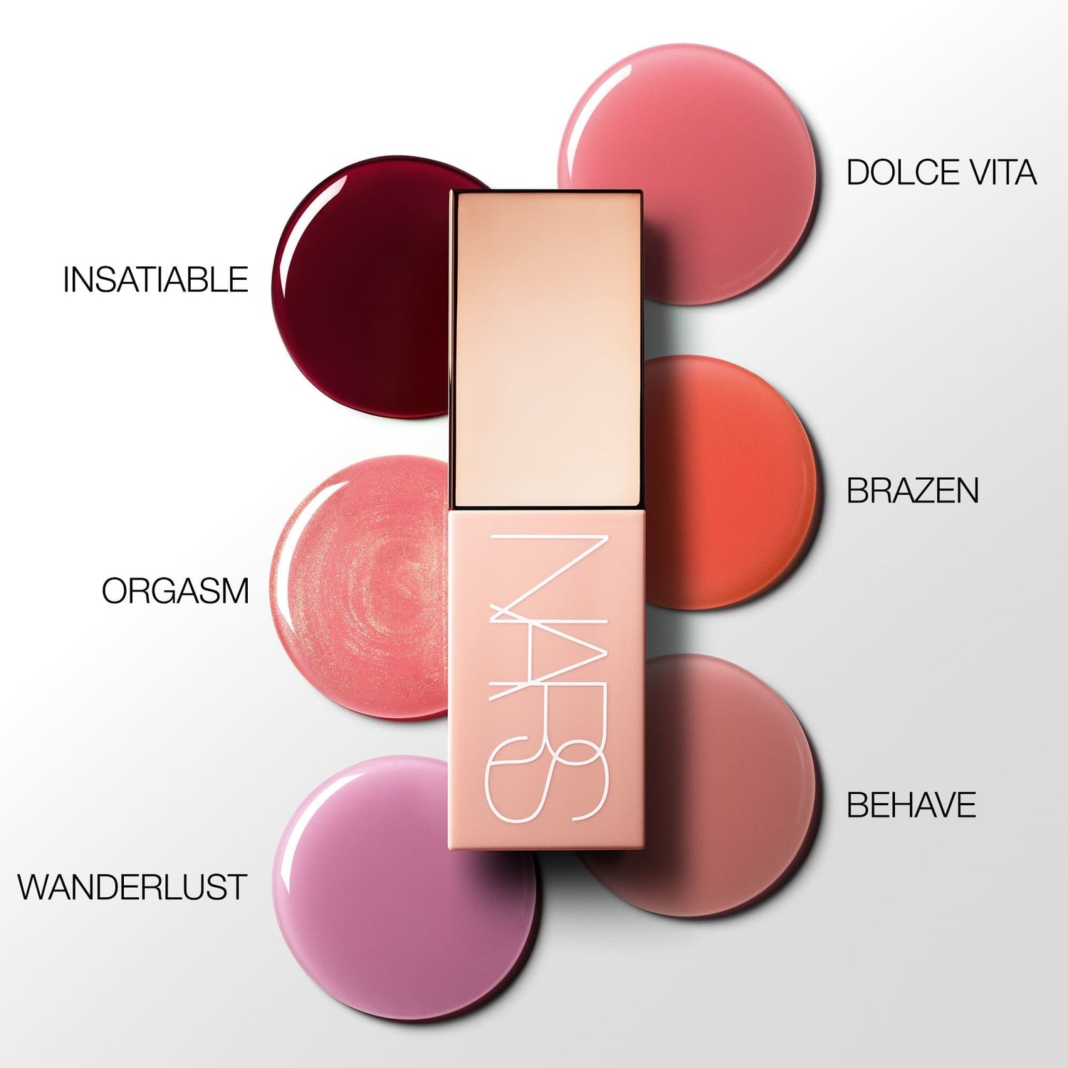 NARS Afterglow Liquid Blush - 7 ML / Orgasm - Peach Pink with Gold Shimmer