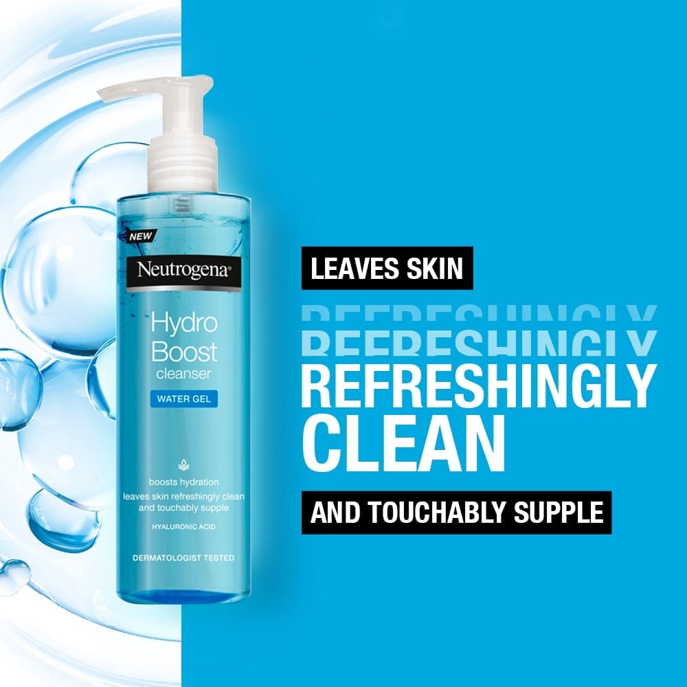 Neutrogena Hydro Boost Hyaluronic Acid Water Gel Cleanser 200ml / 6.8 fl oz