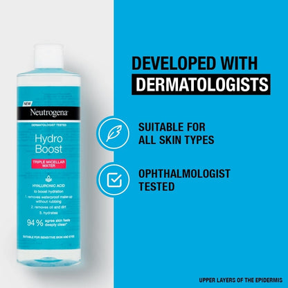 Neutrogena Hydro Boost Triple Micellar Water 400ml / 13.5 fl oz