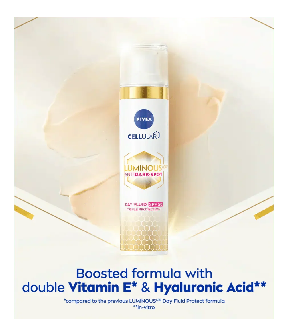 Nivea Cellular Luminous 630 Anti-Dark Spot Day Cream Face Moisturiser SPF50 40ml/ 1.35 fl.oz