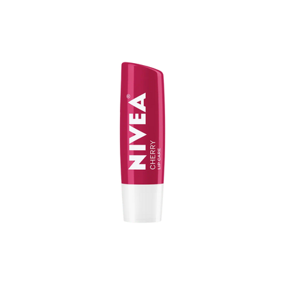 Nivea Cherry Flavored Lip Balm and Gloss 24 Hour Moisturizing, Nourishing 4.8 gr