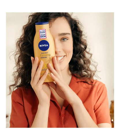 Nivea Q10 Gradual Tan Body Moisturiser Fair to Medium 200ml / 6.8 fl oz - 3 Pack