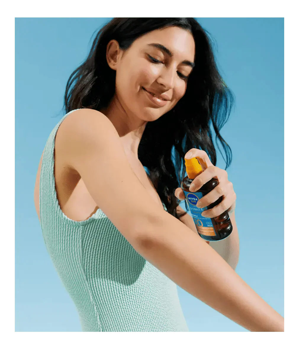 Nivea Sun Protect &amp; Bronze Tan Activating Sun Cream Spray SPF50 200ml / 6.8 fl.oz - 2 Pack