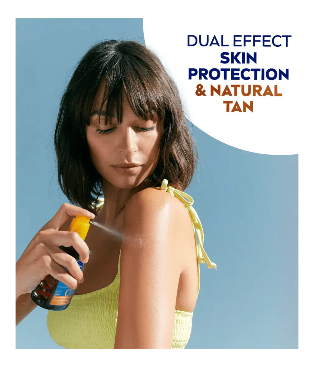 Nivea Sun Protect &amp; Bronze Tan Activating Sun Cream Spray SPF50 200ml / 6.8 fl.oz