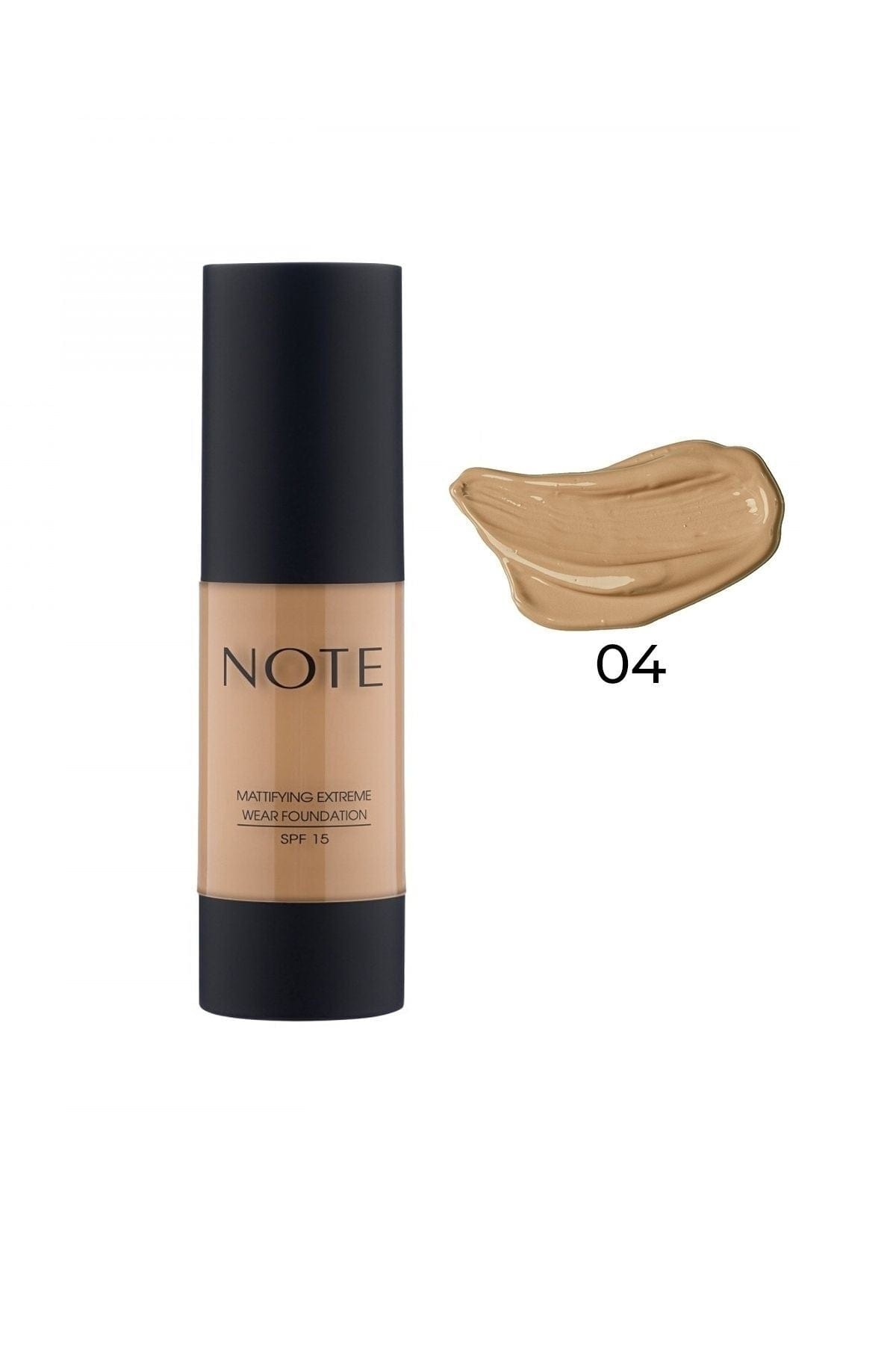 Note Cosmetics Mattifying Extreme Wear Foundation Matte Finish 04 Sand