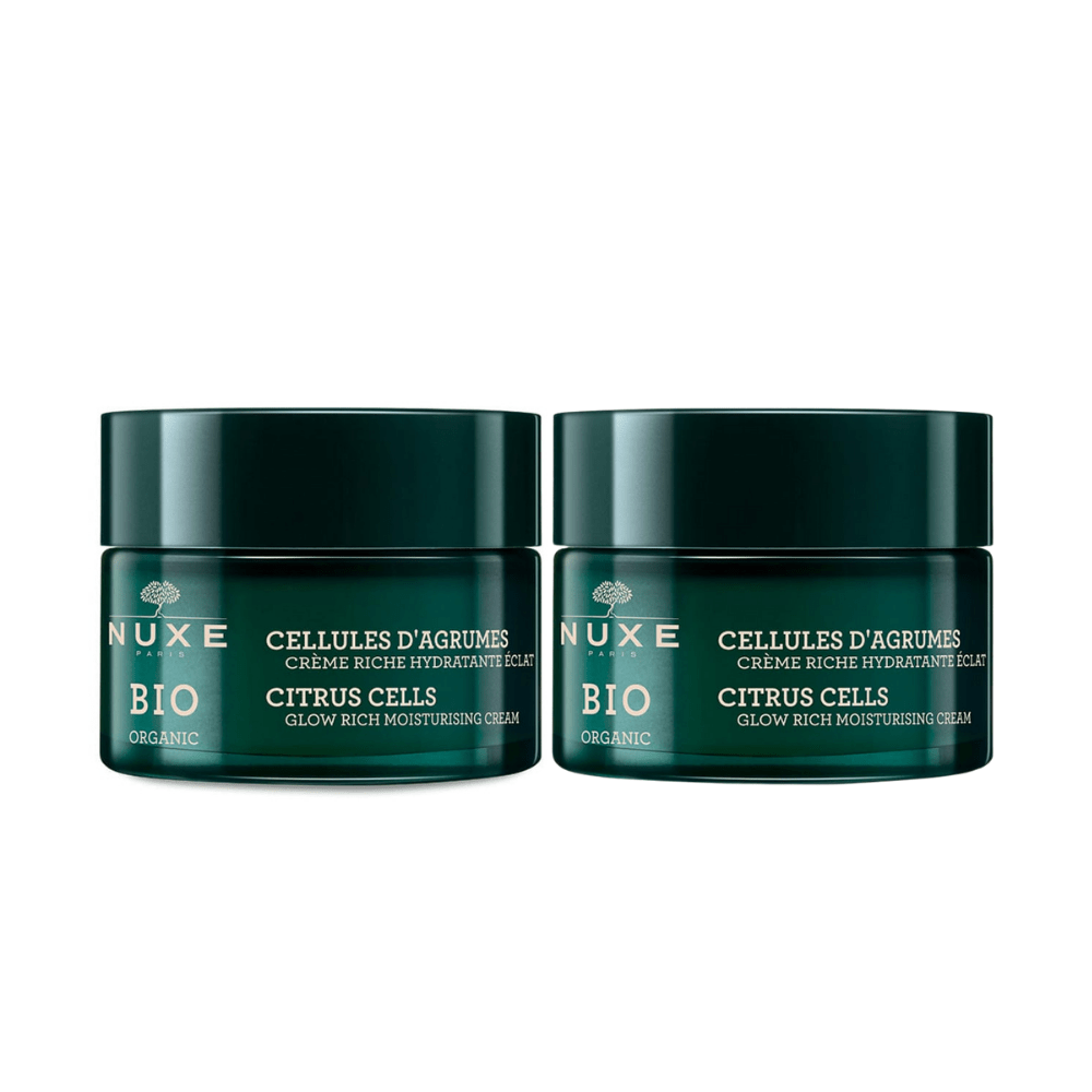 Nuxe Bio Organic Radiance Intensive Moisturising Cream 50 ml 2 Pack