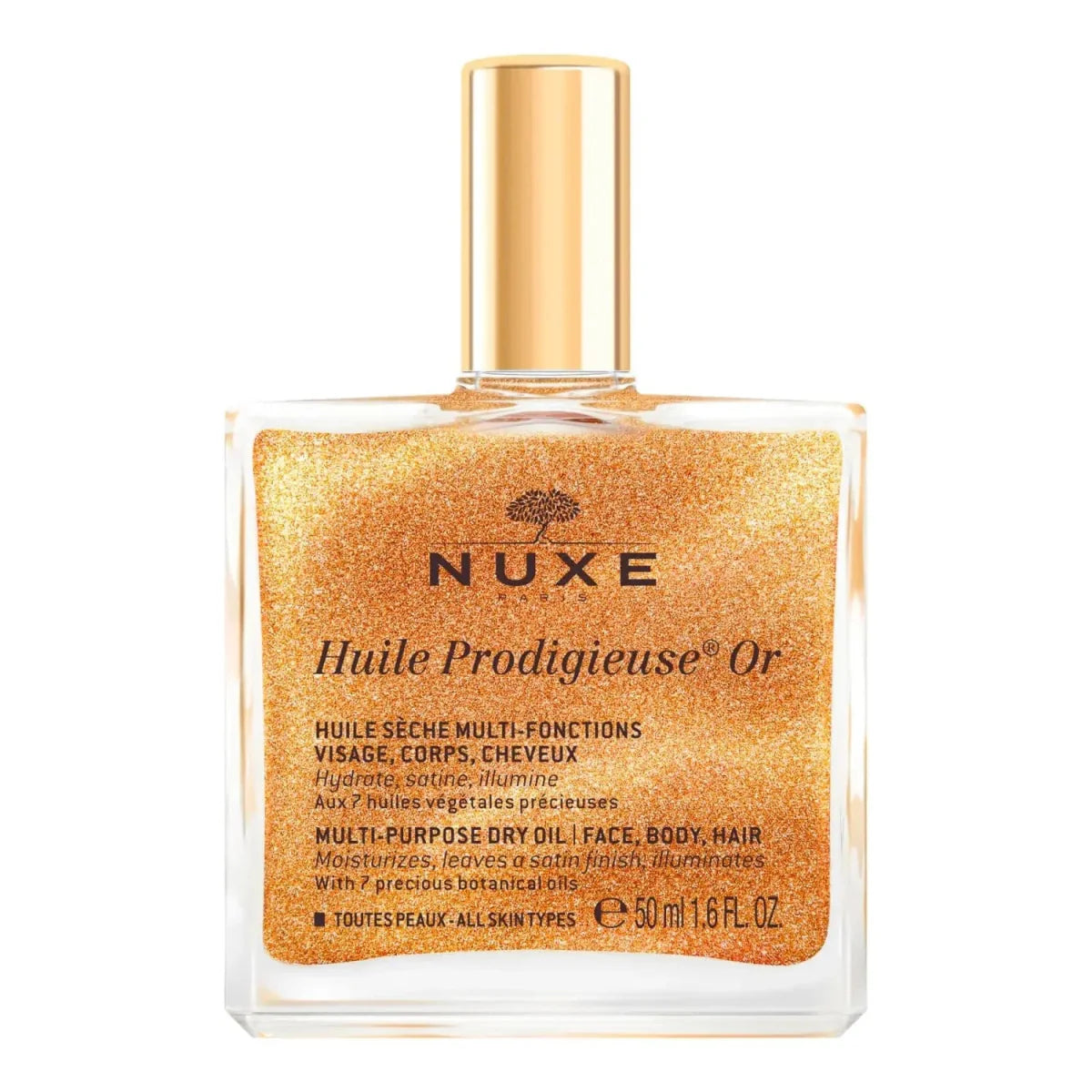 Nuxe Huile Prodigieuse Or Dry Oil Altın Parıltılı Çok Amaçlı Kuru Yağ 50 ml