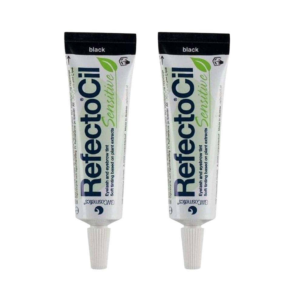 RefectoCil Sensitive Black Eyebrow and Eyelash Dye Black 15 ml 2 Pack