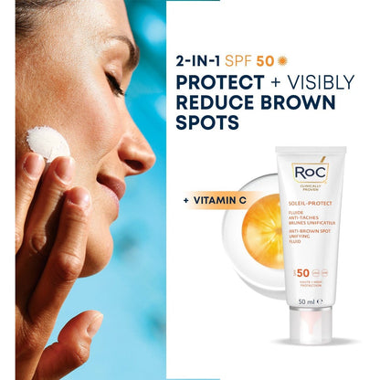 Roc Anti-Blemish Face Sunscreen Spf50+ 50 ml