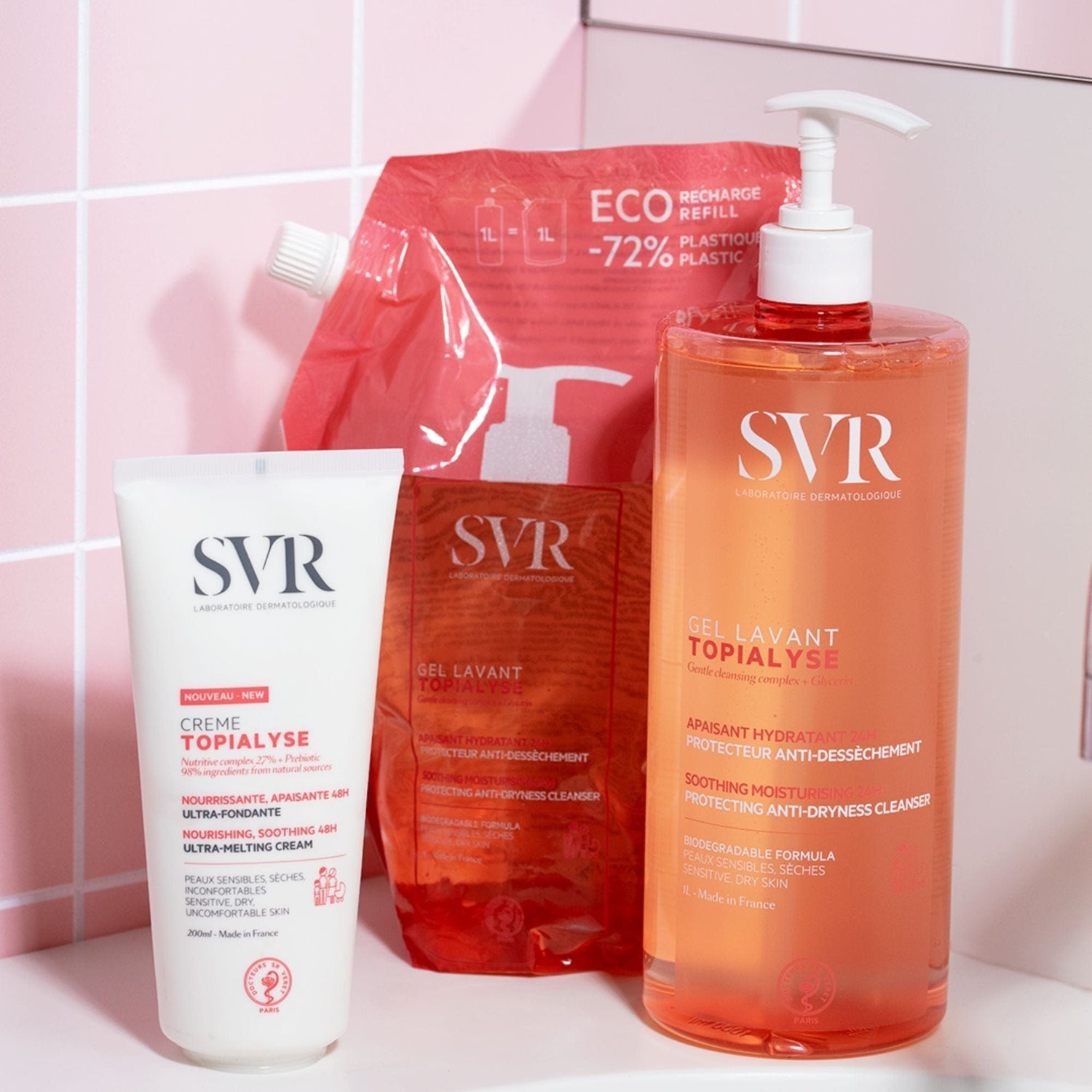 SVR Topialyse Cleansing Gel Lavant  1 lt