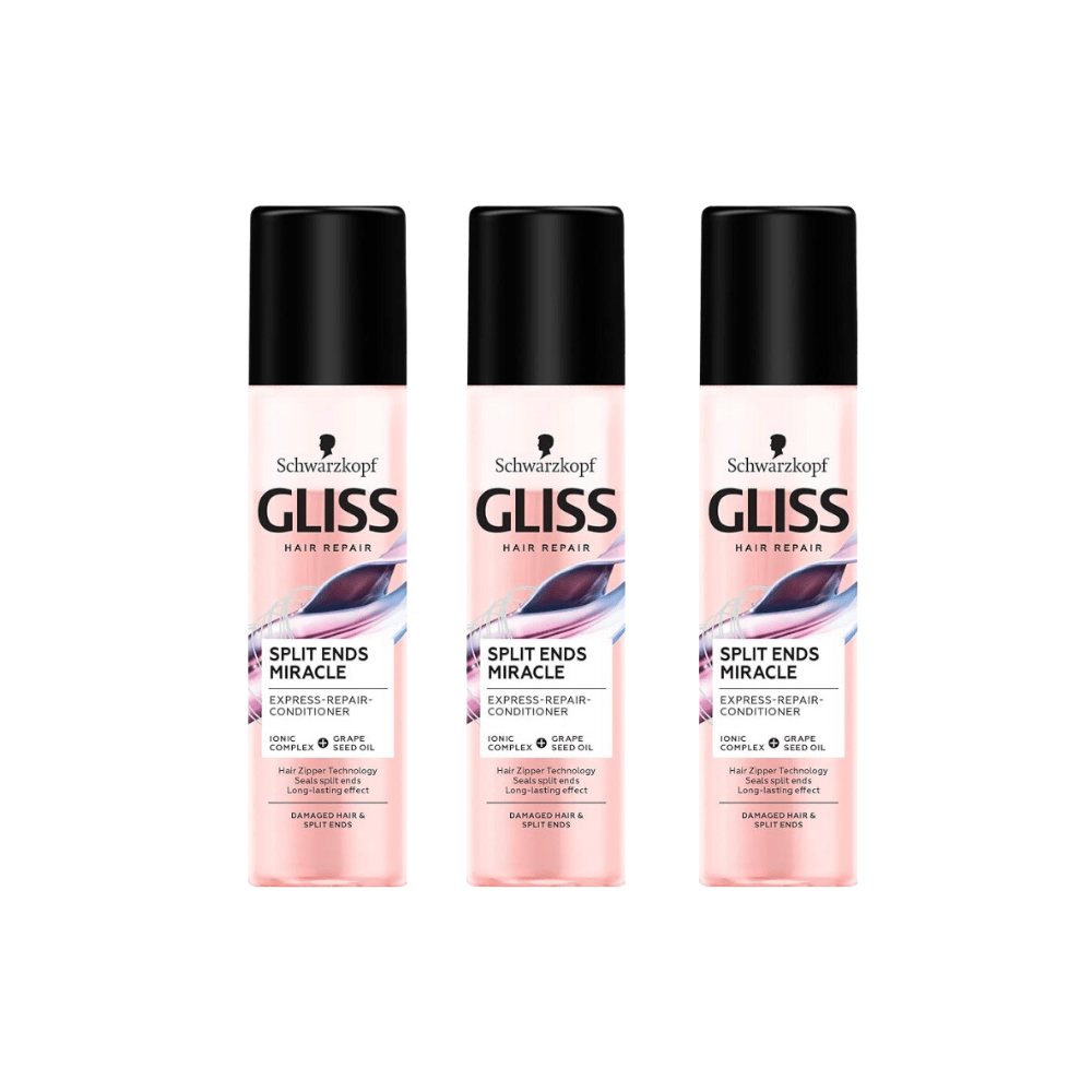 Schwarzkopf Gliss Split Hair Miracle Liquid Conditioner 200 ml 3 Pack