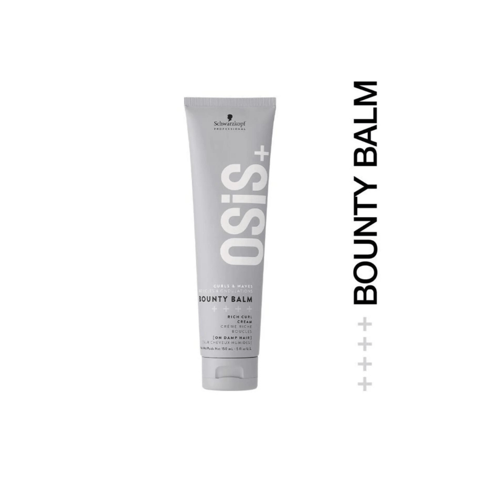 Schwarzkopf Osis Bounty Balm Intensive Curl Cream 150ml | Natural Curl, Easy Combing and Soft Hair