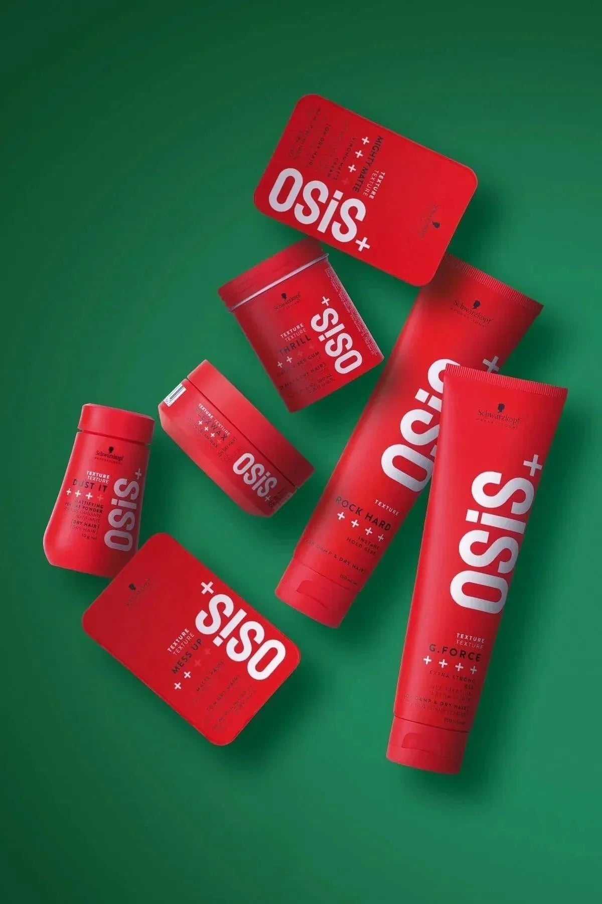 Schwarzkopf Osis Mess Up Matte Styling Gum Paste 100ml | Medium Hold Matte Look Easy Shape Flexible Wax 3 Pack