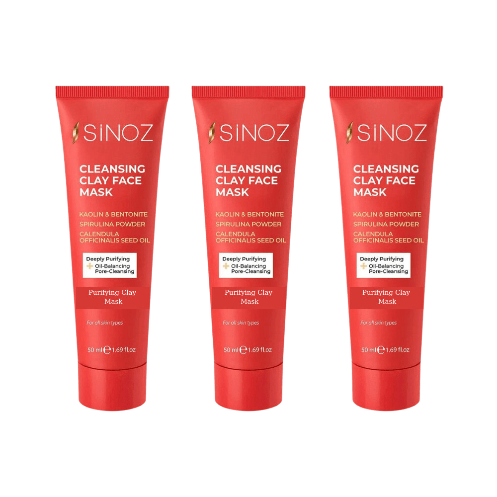 Sinoz Anti-Acne And Blackhead Purifying Face Care Mask 50 ml 3 Pack