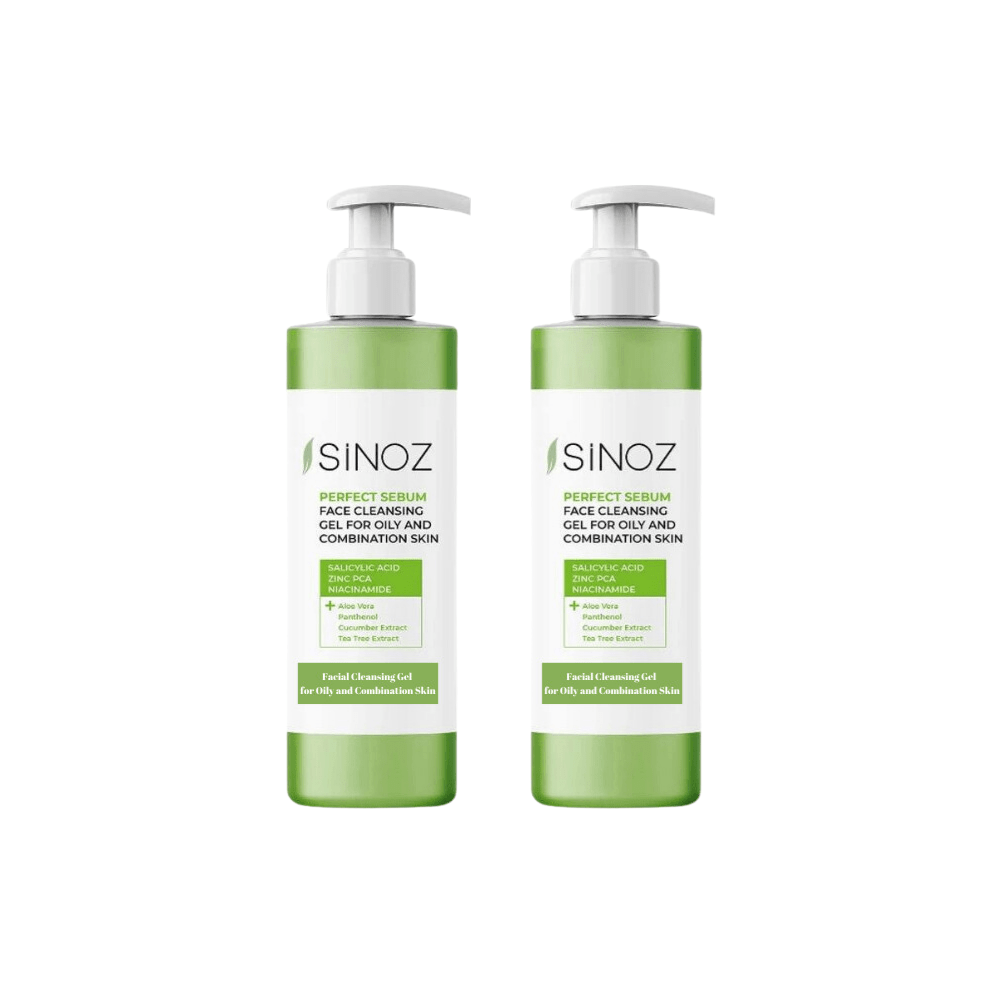 Sinoz Facial Cleansing Gel For Oily And Combination Skin 400 ml 2 Pack