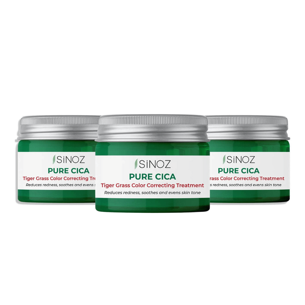 Sinoz Pure Cica Tiger Grass Tone Equalizing Care Cream 15 ml 3 Pack