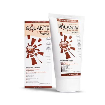 Solante Pigmenta-Tinted SPF 50+ Güneş Koruyucu Losyon 150 ml - Renkli