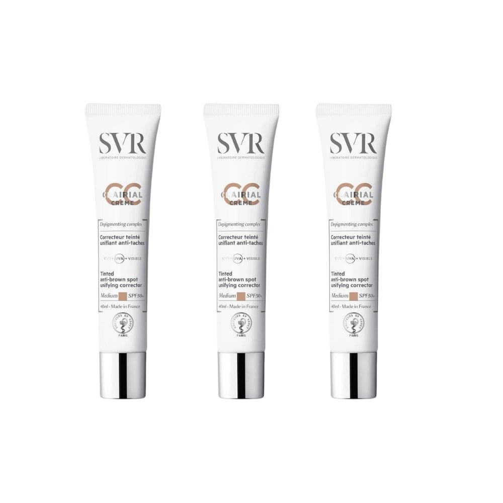 Svr Clairial CC Creme Spf50 Medium 40ml 3 Pack
