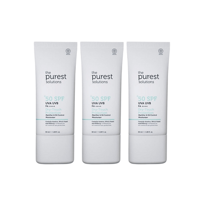 The Purest Solutions Matte Finish Sunscreen for Oily Skin 50 spf 50ml 3 Pack