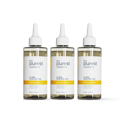 The Purest Solutions Oil Control Toner BHA Salicylic Acid 200 ml 3 Pack