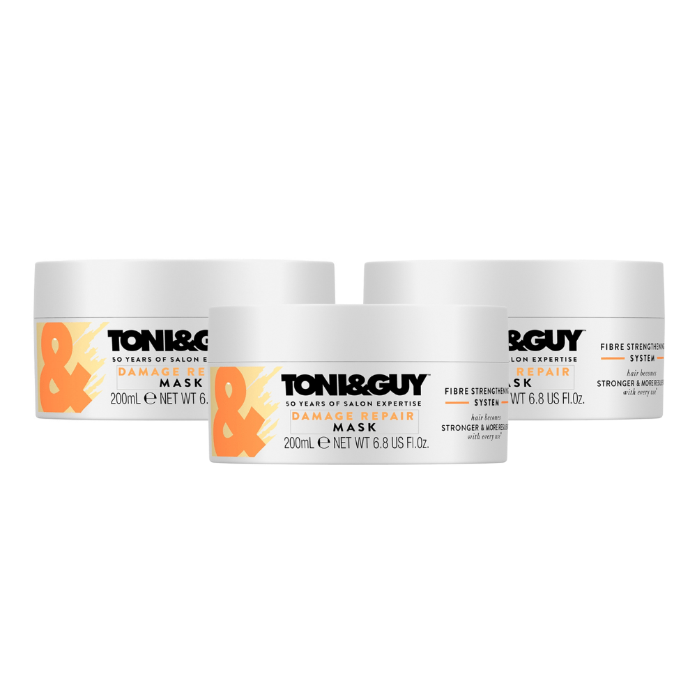 Toni &amp; Guy Damaged Repair Mask Hair Mask for Damaged Hair 200 ml 3 Pack
