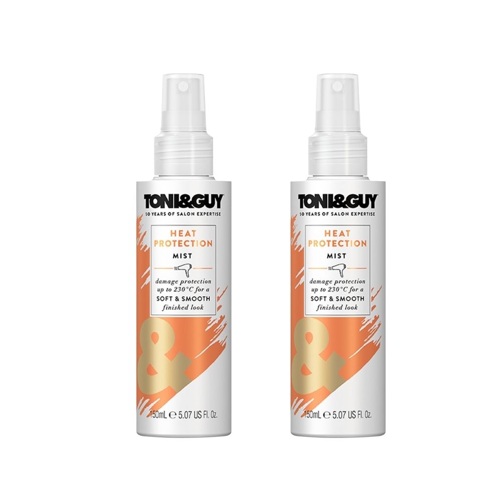 Toni &amp; Guy Heat Protection Mist Heat Protection Hair Spray 150 ml 2 Pack