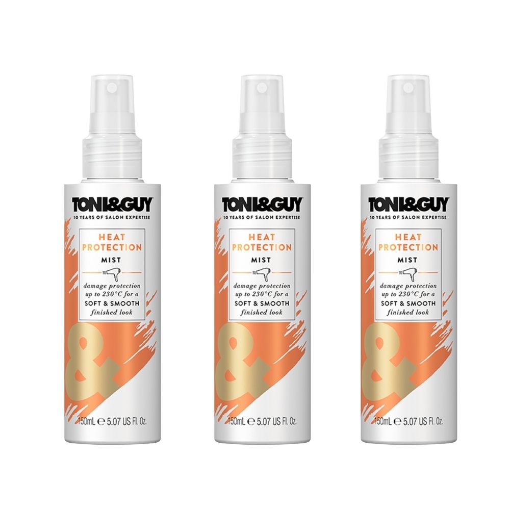 Toni &amp; Guy Heat Protection Mist Heat Protection Hair Spray 150 ml 3 Pack