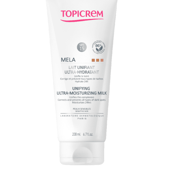 Topicrem Mela Unifying Spf15 Ultra Moisturizing Milk 200 ml