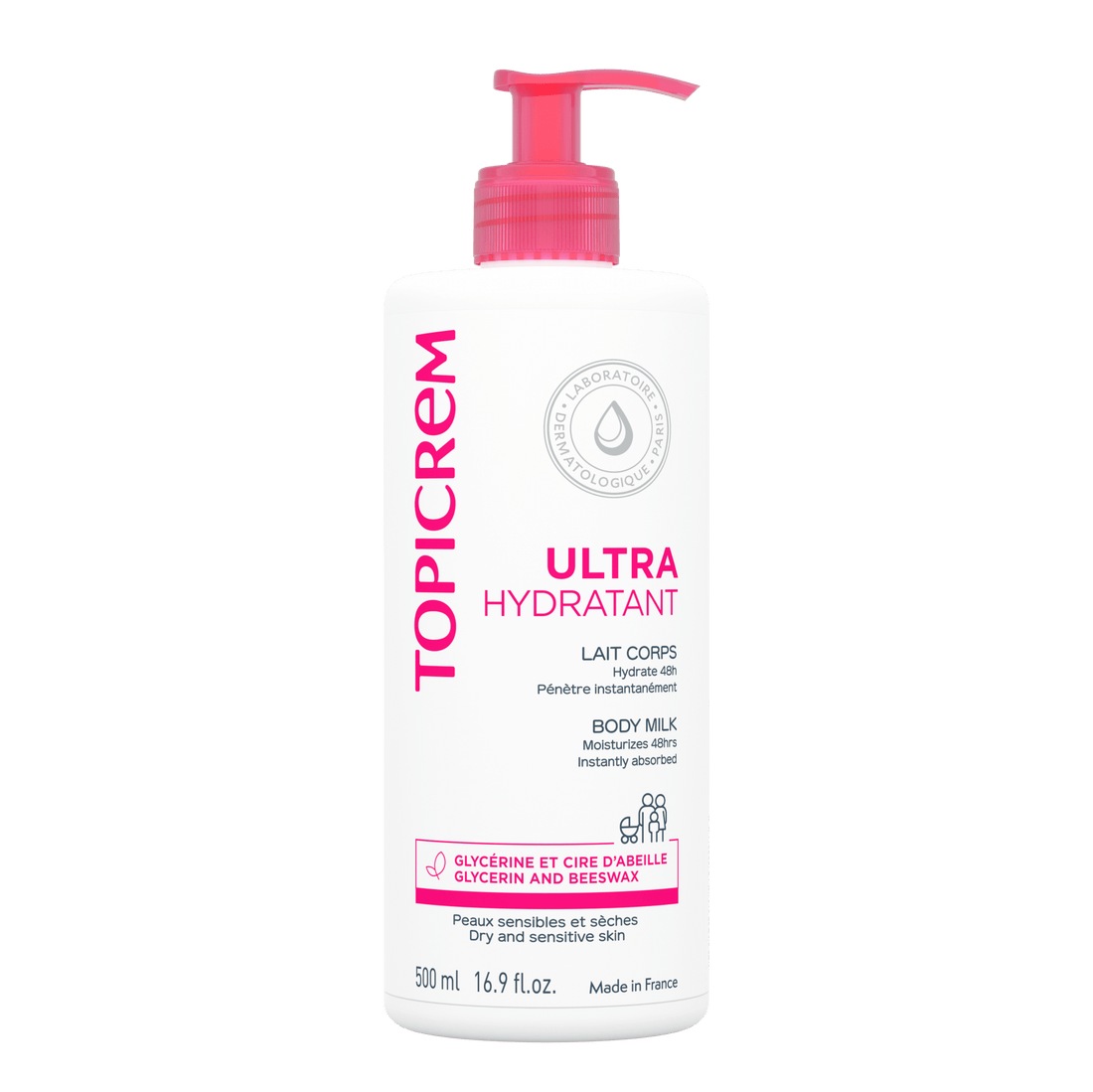 Topicrem Ultra Moisturizing Body Milk 500 ml