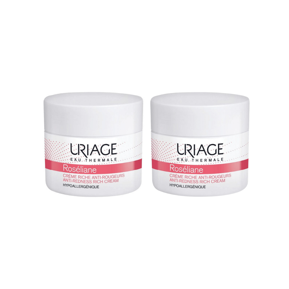 Uriage Roseliane Anti-Redness Rich Cream 50ml 2 Pack