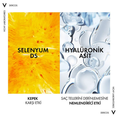 Vichy Dercos 2’si 1 Arada Kepek Karşıtı ve Nemlendirici Şampuan 390 ml