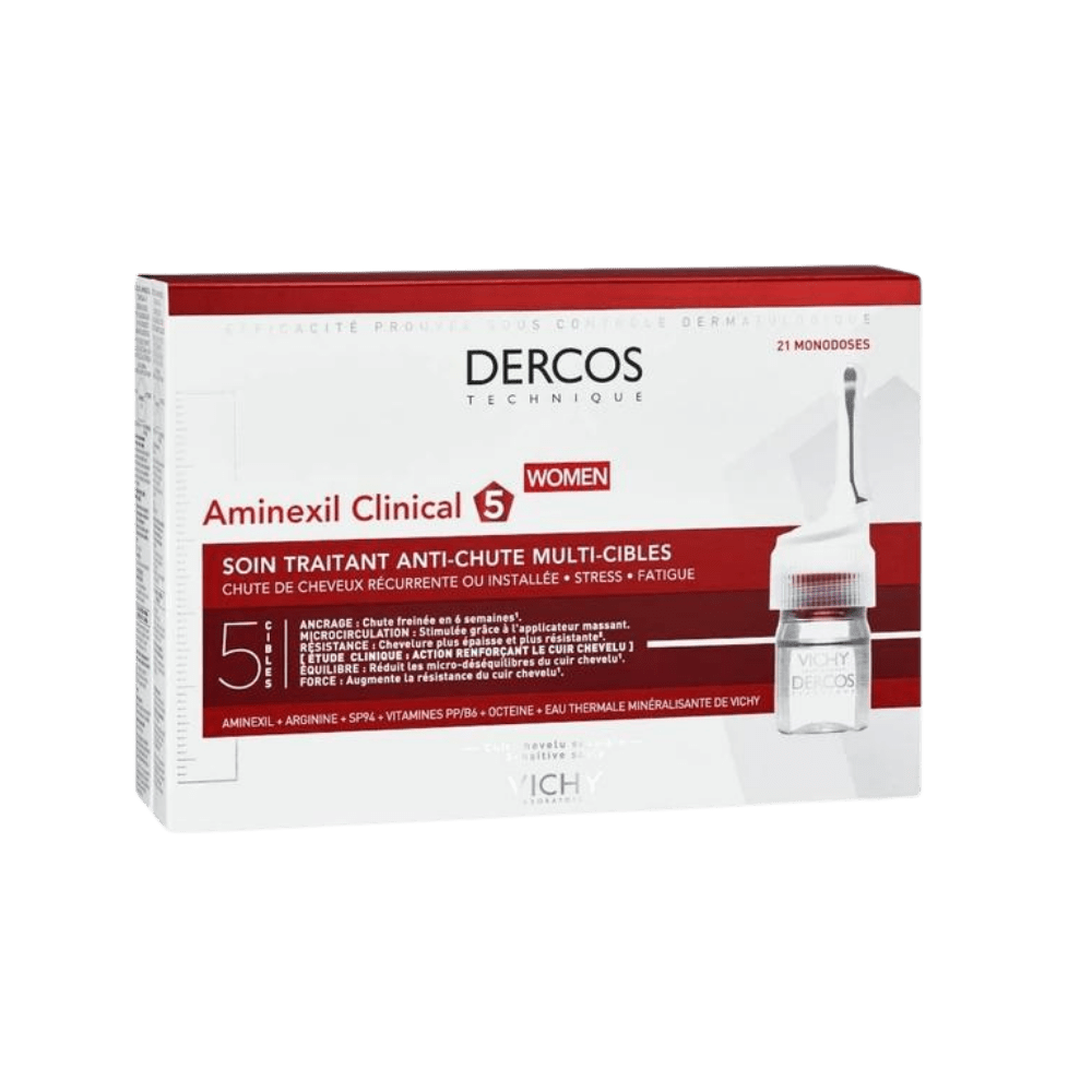 Vichy Dercos Aminexil Clinical 5 Kadın Dökülme Karşıtı Serum 21 x 6 ml