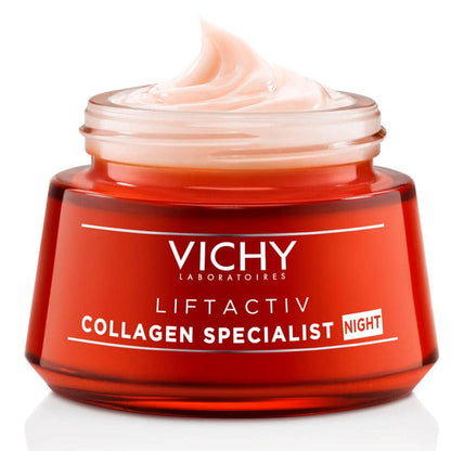 Vichy Liftactiv Collagen Specialist Anti-Aging Night Care Cream 1.7 oz Skin Care