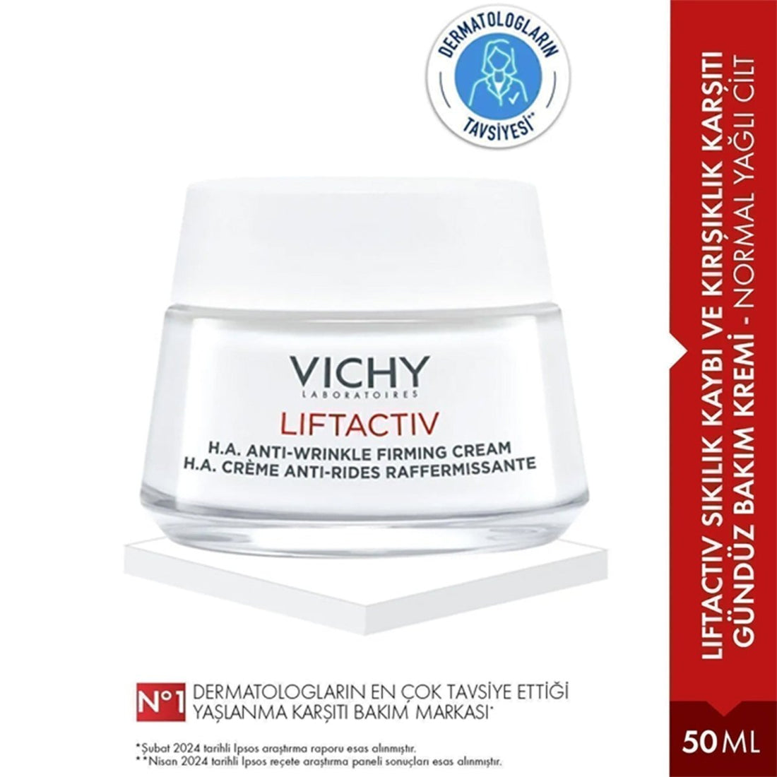 Vichy Liftactiv Supreme Yaşlanma Karşıtı Krem 50 ml Normal ve Karma Ciltler